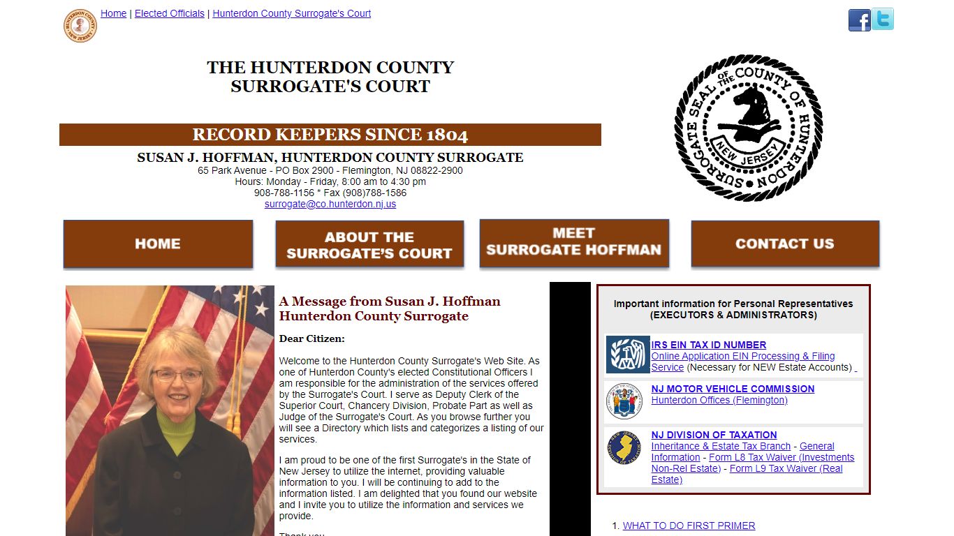 Hunterdon County Surrogate